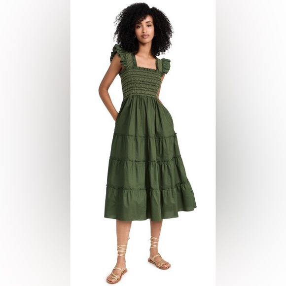 Hill House Dresses & Skirts - Hill House Ellie Nap Dress, Green Leaf